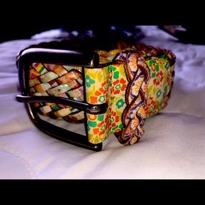 Woven colorful belt, unique!